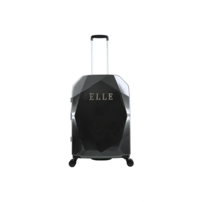 Afbeelding van ELLE Harde Koffer / Trolley Reiskoffer 67 cm (Medium) Diamond Grijs