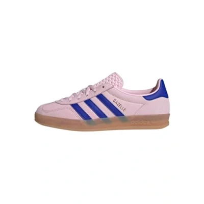 Afbeelding van adidas Originals Gazelle Indoor Sneakers laag, Maat: 38, Clear pink/lucid blue Leer en imitatieleer