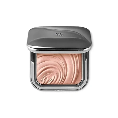 Image de KIKO Milano Glow Fusion Intense Powder Highlighter 02 Poudre Illuminatrice Pour Le Visage À La Texture Soyeuse Et Réfléchissante