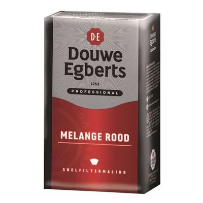 Afbeelding van Douwe Egberts gemalen koffie voor snelfilters Rood, pak van 1 kg