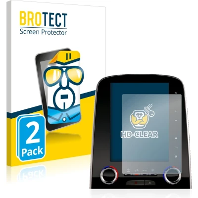 Afbeelding van BROTECT Screenprotector voor Renault Scenic R Link 2 8.7&quot; Folie Beschermfolie transparant (2 Stuks)