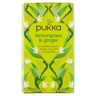 Image de Infusions Citronnelle Gingembre Bio 20 sachets Pukka