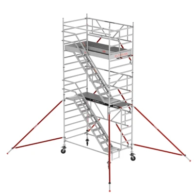 Afbeelding van Altrex Trapsteiger RS TOWER 53 Safe Quick L250xB135 6.20m werkhoogte Houten platform