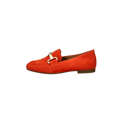 Afbeelding van Gabor Instappers, Dames, Maat: 35.5, Oranje Veloursleer