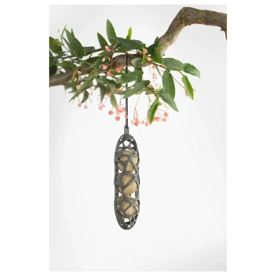 Afbeelding van Singingfriend Sam Feeder 100% Recycled Voersilo 6x6x24 cm Grijs