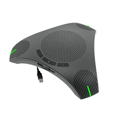 Afbeelding van Matosio Octopus Luidspreker en microfoon voor conferenties, 360 graden omnidirectionele microfoon, plug and play, USB vergaderruimte of thuiskantoor