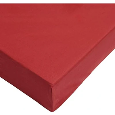 Afbeelding van Day Dream hoeslaken strijkvrij katoen 180 x 200 Rood