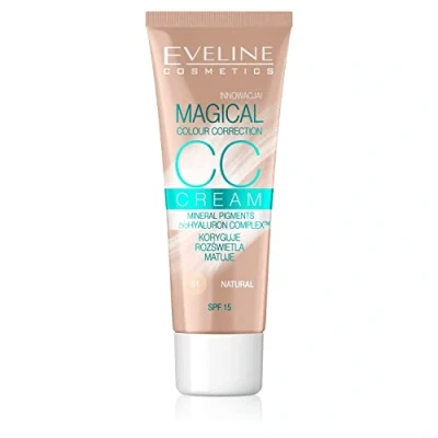 Afbeelding van Eveline CosmeticsÂ CC Cream Magical Colour Correction Natural 30ml.