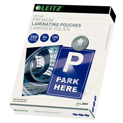 Afbeelding van Leitz Ilam lamineerhoes ft A4, 250 micron (2 x micron), pak van 100 stuks