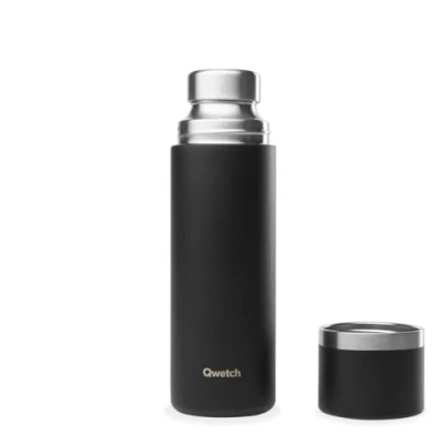 Image de Gourde Thermo Active Matt noir 750ml Qwetch