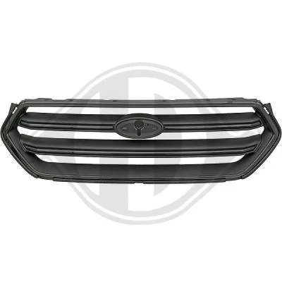 Afbeelding van DIEDERICHS 1471141 Grille Auto Zwart