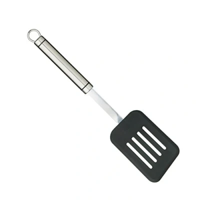 Afbeelding van Kitchencraft Spatel Non stick 32 Cm Rvs Zilver/zwart