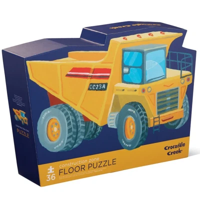 Afbeelding van Crocodile creek vloerpuzzel bouwplaats 36st