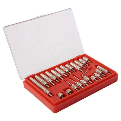 Afbeelding van Dial comparator puntenset, Jadpes Wijzerplaat, 22 stuks, roestvrij stalen meter, sonde, test, precisie: 0,01 mm precisie, set, kit, accessoires