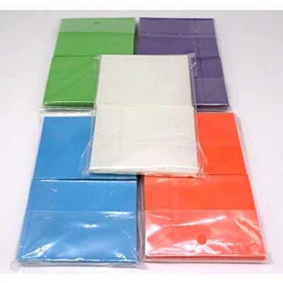 Afbeelding van Docsmagic.de 5 x 100 kaartmatten standaard formaat 66 91 helder blauw licht groen paars oranje PKM MTG