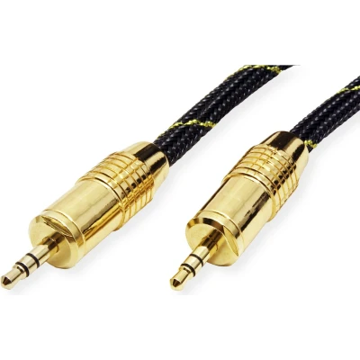 Afbeelding van ROLINE GOLD audio kabel 3,5mm Male/Male, 5 m