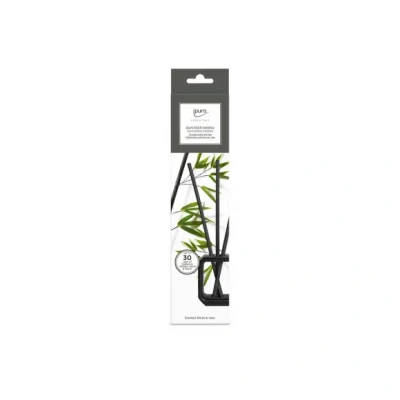 Afbeelding van Ipuro Scented Sticks &amp; Vase Set Black Bamboo Zwart