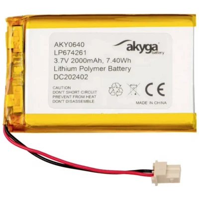 Afbeelding van Akyga LP674261 Accupack Batterijgrootte: Speciaal LiPo 3.7 V 2000 mAh