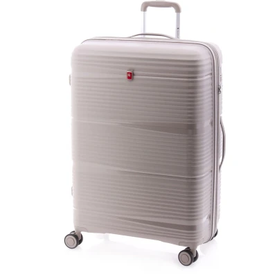 Afbeelding van Gladiator Rollen Trolley MIT Dehnfalte Reistas, Maat: One Size, Beige