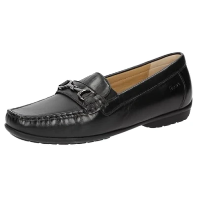Afbeelding van Sioux Cortizia MocassinDames, zwart.
