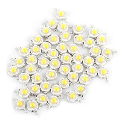 Afbeelding van Zerodis 50 stuks High Power LED Chips, Super Intensiteit SMD COB Componenten Diode Lichtzender 1W voor DIY Lamp Krachtige Projector (Wit