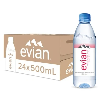 Afbeelding van Evian Natuurlijk mineraalwater 24 x 500 ml