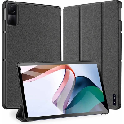 Afbeelding van Dux Ducis Tablet hoes geschikt voor Xiaomi Redmi Pad 10.6 (2022) Domo Tri fold Case Auto Wake/Sleep functie Zwart