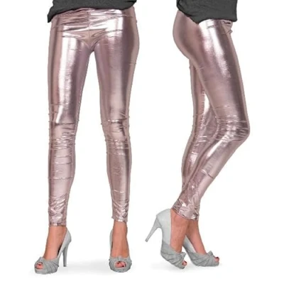 Afbeelding van Folat Legging Metallic Zilver Maat L/XL