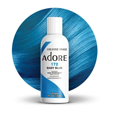 Image de Adore Coloration capillaire semi permanente brillante 172 Bleu layette
