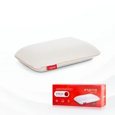 Afbeelding van Espira Aircomfort Ergonomisch nekkussen, 40 x 60 cm, 5 ademend, kussen van traagschuim, verkoelend, optimaal comfort, nekkussen voor herstellende slaap