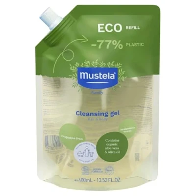 Image de Mustela Fam Bio Gel Lavant Eco Recharge 400ml