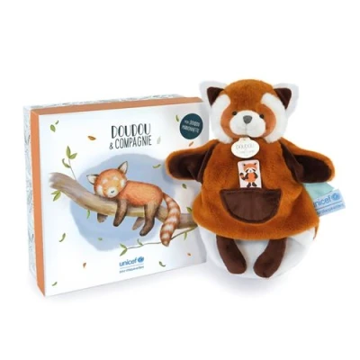 Image de Marionnette Doudou et Compagnie Unicef Panda Roux
