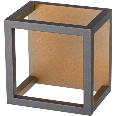 Afbeelding van SLV 1005202 QUADRULO LED plafondlamp vast ingebouwd 7.5 W Antraciet