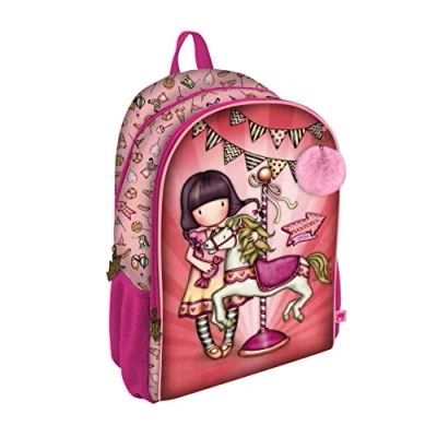 Afbeelding van Schoolrugzak Gorjuss Carousel Zalm (31.5 x 44 22.5 cm)