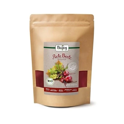 Image de Biojoy Poudre de betterave rouge BIO (500 g), naturelle et pure (Beta vulgaris)