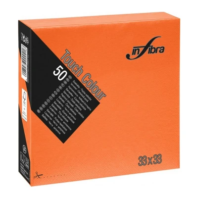 Afbeelding van Infibra Servet Oranje 24x50x