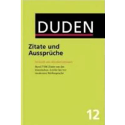 Afbeelding van Duden 12 Zitate Und Ausspruche