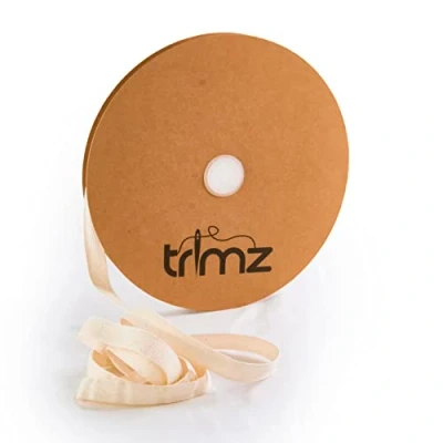 Afbeelding van Trimz Visgraattape, 100% katoen, naturel, 20 mm x 50 m