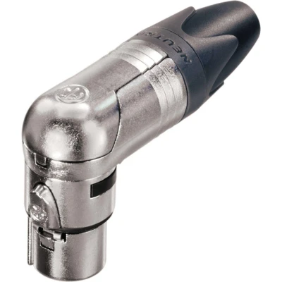 Afbeelding van XLR connector Neutrik 3 pin (Metaal, Vrouwelijk, Trekontlasting, Zilver)