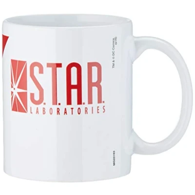 Afbeelding van DC Comics MG23163 The Flash Star Labs keramische mok, wit