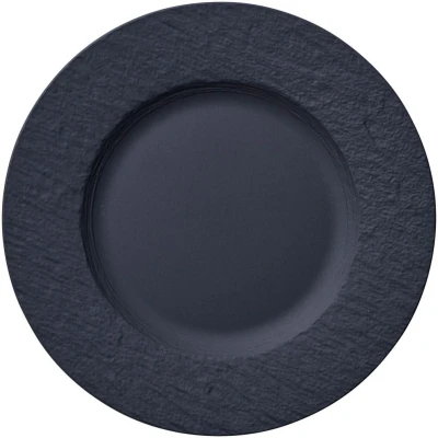 Afbeelding van Villeroy &amp; Boch Manufacture Rock Ontbijtbord 22 cm Zwart