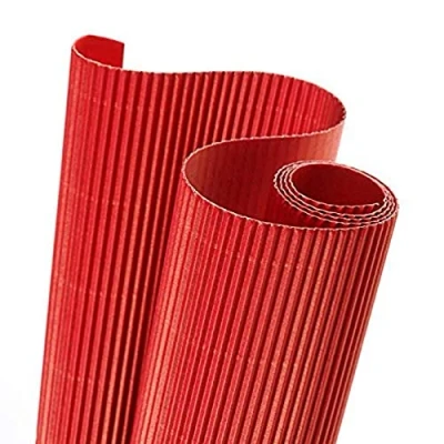 Afbeelding van Rol 50 x 70 cm, Canson golfkarton 300 g, rood