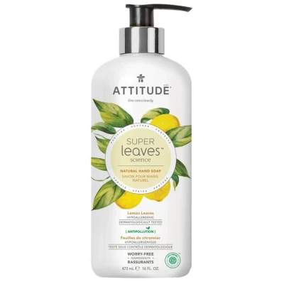 Afbeelding van Attitude Super Leaves Science Naturals Hand Soap Lemon 473ML