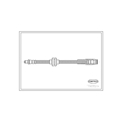 Afbeelding van CORTECO 19035274 Remslang 515 M10X1 FIAT: Ducato III Van