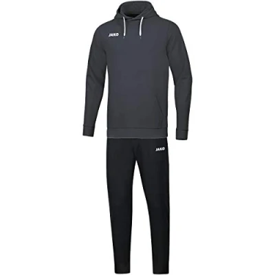 Afbeelding van JAKO Joggingpak base met hoody Antraciet