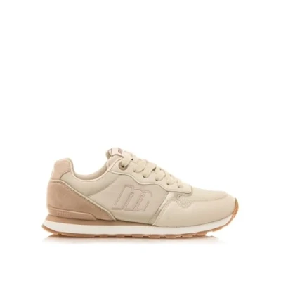Afbeelding van mtng Joggo Sneakers laag, Dames, Maat: 39, Murri hueso/scrab nude Imitatieleer/ textiel