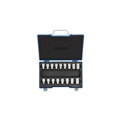 Afbeelding van Gedore ITX 19 TX 017 6129520 Buiten zesrond (TX), Binnen (TX) Dopsleutelinzetset 17 delig 1/2 (12.5 mm)