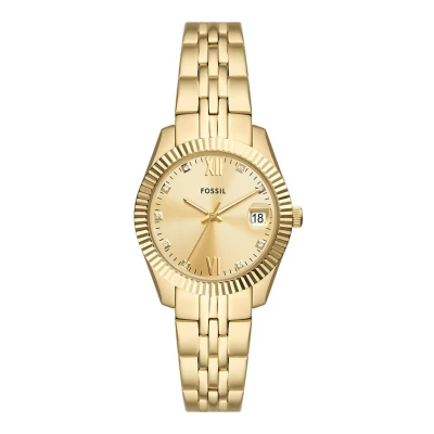 Afbeelding van Fossil Scarlette Horloge goldcoloured, Dames, Maat: One Size, Gold coloured