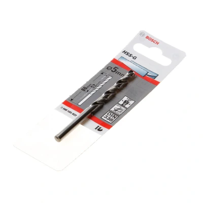 Afbeelding van Bosch metaalboor hss g 5 x 52 86 mm 1 stuk
