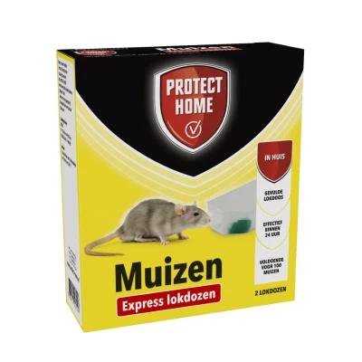Afbeelding van Protect Home Muizengif 2 Stuks Tegen Muizen Mertens Ongediertewinkel